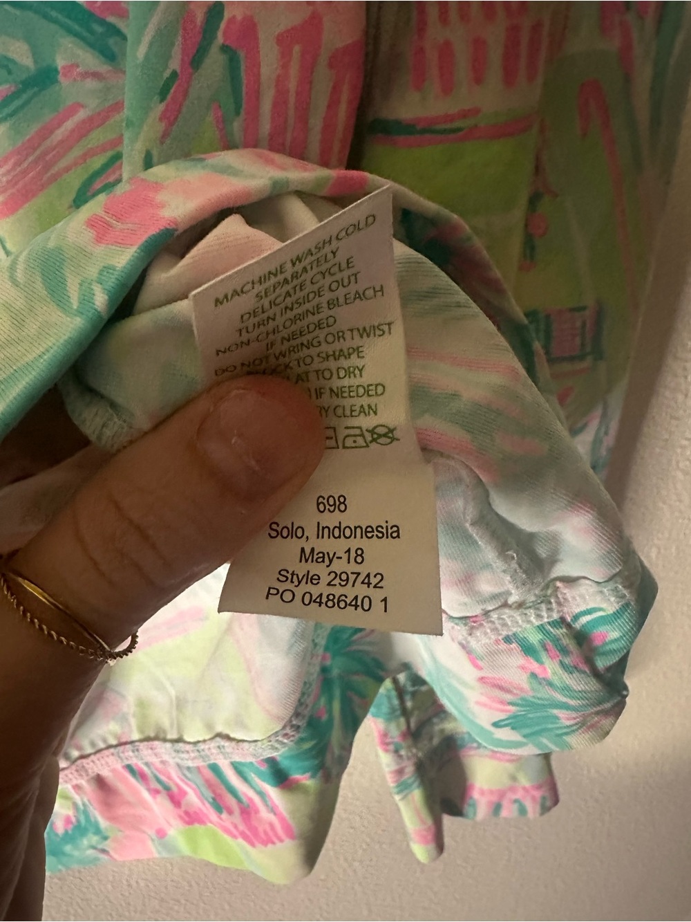 Lilly Pulitzer S Luxlectic Jacket Meryl Perfect Match Zip Up hadlee jacket 29742 - Picture 4 of 7